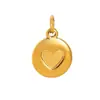 Nueva Serie de Corazones de Moda Acero Inoxidable Recubrimiento Electroquímico al Vacío 18K Impreso Colgante de Accesorio DIY Color Transparente Conservación Lote Transfronterizo