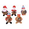 Decoração de Natal Cesta de Doces Enfeites de Mesa de Natal Cesta de Doces para Presente de Crianças Decoração de Natal Caixa de Doces