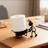 Portarrollos de papel más vendido transfronterizo Portarrollos de papel hormiga Portarrollos de papel higiénico con forma de hormiga Decoración de portarrollos de papel para baño