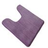 Tapete de Chão em Veludo Coral com Rebound Lento em Formato de U de Espuma de Memória Tapete de Banheiro Antiderrapante Tapete para Banheiro e Vaso Sanitário Tapete de Entrada Tapete Antiderrapante para Vaso Sanitário