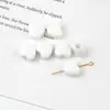 12mm Cor Sólida Acrílico Furo Grande Coração Contas em Formato de Coração Artesanal DIY Contas Soltas Corrente de Celular Acessórios de Cabelo Acessórios