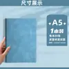 Cuaderno A5 con Tapa de Cuero, Nuevo Estilo Estudiante Estilo Ins Planificador Sencillo, Bloc de Notas Grande para Estudiantes Universitarios