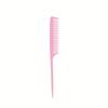 Pente de Cauda Colorido de Plástico para Modelagem de Cabelo e Separação de Mechas, Pente de Dentes Finos para Penteados Presos, Ferramenta de Beleza, Resistente a Altas Temperaturas, para Controlar Cabelos Rebeldes