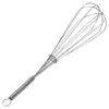 Batidor de Huevos de Resorte de Acero Inoxidable Mini Batidora Manual Doméstica Cuchara para Batir Crema y Huevos Herramienta para Hornear