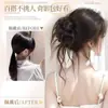 Diadema de Moño de Seda para Artistas de Maquillaje Femeninas, Mismo Estilo de Recogido con Pinza para Moño de Bigotes de Dragón, Moño Naturalmente Esponjoso