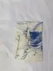 Camisa de mujer de estampado marmoleado europeo y americano transfronterizo, con cuello, adelgazante, ligera, resistente a las arrugas y favorecedora