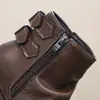 Botas curtas femininas, nova coleção outono/inverno 2026, estilo coreano, inspiradas em princesas, confortáveis, versáteis, antiderrapantes, com sola macia, botas estilo Martin