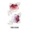 Venta al por mayor de fábrica de pegatinas de tatuaje de flores de animales en blanco y negro de brazo transfronterizo, pegatinas de tatuaje pequeñas de medio brazo para hombres y mujeres, pegatinas de tatuaje europeas y americanas