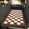 Alfombrilla para mascotas de coche, cojín de sofá de felpa, cojín de asiento grueso antideslizante, cama para perro de coche, colchoneta para dormir para perro para el asiento trasero del coche
