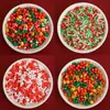 Decoração de Bolo de Natal 2025 Árvore de Natal Bengala Floco de Neve Forma Contas de Açúcar Agulha de Açúcar Doce Decoração de Confeitaria Plug-in