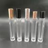 Frasco de perfume de vidro de spray de seis bordas fina por atacado de fábrica 10ml frasco de vidro transparente frasco de perfume dividido frasco de spray