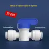 Válvula de esfera para purificador de água 2 pontos 3 pontos válvula filtro interruptor conector rápido tubo purificador de água conjunto completo de acessórios gerais