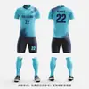 Conjunto de Uniforme de Fútbol, Jersey de Fútbol para Hombre, Uniforme de Competición de Equipo, Uniforme Deportivo de Entrenamiento de Manga Corta con Estampado