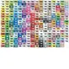 Pegatinas Codificadas por Color para Manualidades con Cuentas, 291 Etiquetas Adhesivas con Número de Color, Pegatinas de Etiqueta de Clasificación, Tarjetas de Color para Almacenamiento de Cuentas