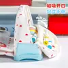 Cute estuche para lápices de gato con tapa abatible magnética, gran capacidad, portátil, bolsa para lápices impermeable, bolsa de almacenamiento de papelería de dibujos animados para estudiantes de primaria
