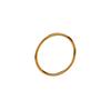 Popular pulsera simple completa brillante de oro de 18K de 4 mm pulsera anillo de acero de titanio que no se desvanece pulsera para niña