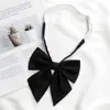 Pajarita de Plumas Femenina Uniforme Jk Color Sólido Estilo Academia Camisa Accesorios de Uniforme Escolar Traje de Marinero Decoración de Lazo Accesorio de Moda