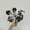 Flor artificial Lírio-calla sensação de casa buquê pu decoração de mesa flor falsa plástico flor falsa atacado e varejo