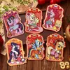 Mini Envelopes Vermelhos de Desenho Animado, Envelopes Personalizados e Criativos de Dinheiro da Sorte para o Ano Novo, Atacado Novo Modelo 2027 Ano do Carneiro My Little Pony
