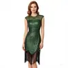 El Vestido de Noche Gatsby Más Popular de Amazon para Tallas Grandes Estilo Retro de los Años 20 con Lentejuelas y Borlas