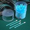 Cotonete descartável orelha de cabeça dupla puxar beleza maquiagem nail art especial cotonete higiene diária limpeza orelha colher cotonete cotonete atacado