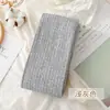 Medias de Rejilla Blancas Leche Retorcidas Jk para Mujer, Leggings Espesos Color Blanco Roto para Otoño e Invierno con Forro Polar, Color Avena Cálido con Pies