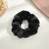 Anillo para el pelo de felpa grande para intestino grueso de otoño e invierno, banda elástica para el pelo de celebridad de internet coreana para mujer, cuerda para el pelo peluda de estilo invernal, diadema elegante