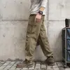 Calça de Trabalho Estilo Novo 2026 Transfronteiriça para Homens, Nova Calça Casual de Outono com Cordão e Vários Bolsos, Calça Solta da Moda