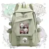 Mochila de mercancía del Dios Maligno Moran, mochila estilo anime 2D del equipo del hospital Wang Qing Han Yu para estudiantes hombres y mujeres, moderna