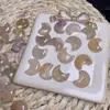 Acessórios para Decoração DIY Flor de Cerejeira Ágata Lua Crescente