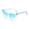 Gafas de sol con forma de corazón de melocotón y personalidad de moda, gafas de sol bicolor con diseño de amor para hombres y mujeres, gafas de sol decorativas con forma de bola, venta al por mayor 8805