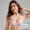 Uau, sutiã personalizado com estampa de leopardo transfronteiriço, lingerie feminina de comércio exterior, popular sem costura, sem aro, sutiã confortável de copa inteira para a Amazon