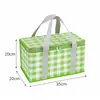 Bolsa de picnic para exteriores, bolsa térmica, bolsa refrigeradora, bolsa de hielo para salidas de primavera, bolsa de control de temperatura de papel de aluminio engrosado, bolsa de mano de gran capacidad