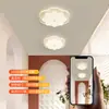 Luz de pasillo, luz de techo para pasillo de balcón, iluminación simple y moderna estilo crema para protección ocular para entrada y armario