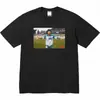 Marca Europeia e Americana Tendência Estampa 24Ss Camiseta Maradona Lenda do Futebol Maradona Camiseta Masculina e Feminina Manga Curta