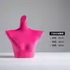 Modelo de terciopelo cuerpo de vitrina de color para mujer accesorios de exhibición modelo de mesa de medio cuerpo para sujetador soporte de modelo de lencería