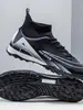 Zapatos de fútbol de caña alta transfronterizos para niños y niñas, tacos TF para adultos, zapatos deportivos profesionales transpirables antideslizantes con tacos largos