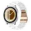 Adecuado para Correa de Reloj Samsung Watch8, Pulsera de Resina de Tres Perlas a la Moda, Hebilla Plegable de Acero con Doble Botón, Correa de Reloj Samsung Watch9