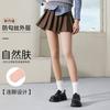 Calcetines de luz de agua artefacto para piernas ligeras para mujer otoño e invierno calcetines con sensación de desnudez forrados de felpa no se caen de la entrepierna pantimedias para usar por fuera leggings color piel