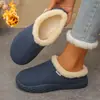 Zapatillas de Casa Baotou para Mujer Zapatos Birkenstock para Exteriores 2026 Otoño/Invierno Zapatos de Ponerse Fácilmente Zapatillas de Algodón de Comercio Exterior con Forro de Terciopelo para Mujer