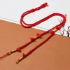 Cordão de pingente ajustável feito à mão em algodão DIY para homens e mulheres, cordão trançado estilo Xizang para atacado, simples e versátil