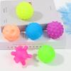 Pelota de Vinilo para Agarrar con la Mano Sensible al Tacto 3D para Bebé, Aprendizaje para Gatear, Masaje, Juego en el Agua, Pellizcar y Llamar, Juego con Arena, Pellizcar y Hacer Ruido