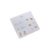 Set de Aretes de Corazón de Piedra Ojo de Gato con Lazo de Diseño Nicho Combinación 2023 Nuevos Aretes de Verano de Moda para Mujer