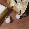 2024 Aretes de Perlas Mermaid Ji Nicho Suave Elegante Hebilla de Oreja Nueva Moda Explosiones Aretes de Pin Plateado Aretes