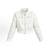 Chaqueta corta con cremallera estilo europeo para mujer, nueva colección otoño 2026, diseño adelgazante y que favorece la figura, prenda de abrigo de moda