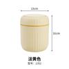 Leve luxo push-type desktop trash can creative small coffee table office sala de estar study with lid trash can