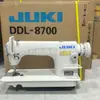 Máquina de coser de puntada recta de una sola aguja JUKI 8700 completamente nueva, máquina de coser industrial, máquina de coser de cama plana JUKI