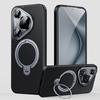 Funda para Teléfono Móvil Huawei Pura70 Fibra de Carbono Soporte 360 Adecuado para P70Ultra Kevlar Carcasa Dura Anticaída y Antideslizante