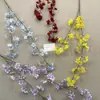 Flores de seda de prímula, arreglos florales para bodas, decoraciones de arco para pasillo, flores artificiales, arreglos florales para el hogar, accesorios para fotografía, flores artificiales