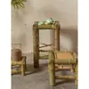 Silla de Bambú Taburete de Bambú Retro Silla Pequeña de Bambú Ocio Hecha a Mano Silla de Bambú Antigua Silla para Baile Casa de Té Silla de Granja Taburete de Bambú